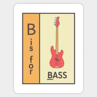 B is for Bass Sticker